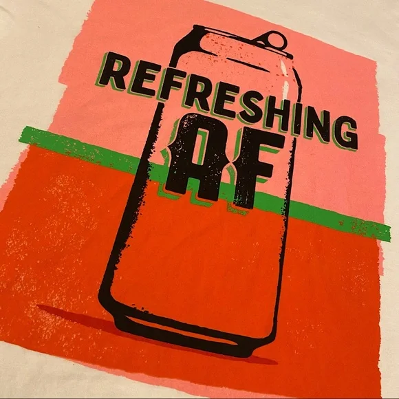 HP 🥳 MINUTE MAID ‘REFRESHING AF’ T-SHIRT SZ XL - Picture 4 of 9